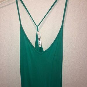 Fluxus Green Maxi dress S/M